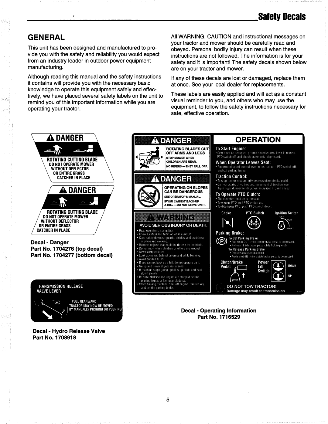 Snapper 1692839, 1692689 manual 