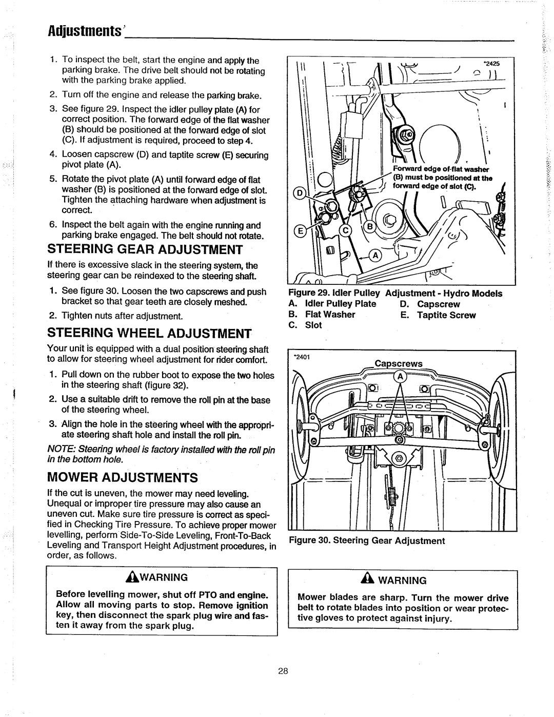 Snapper 1692544, 1692823, 1692546, 1692491 manual 