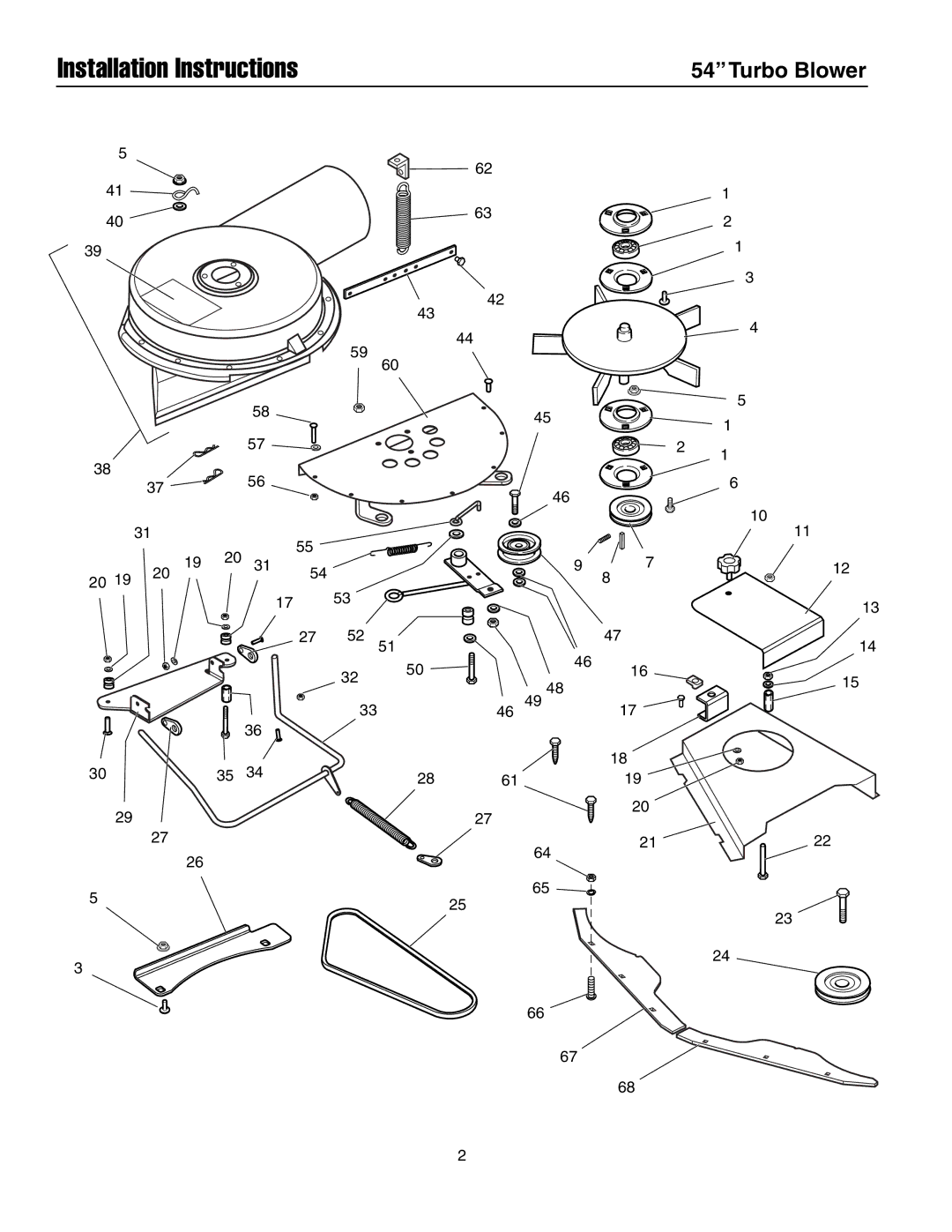 Snapper 1693706, 1695299 installation instructions Installation Instructions 