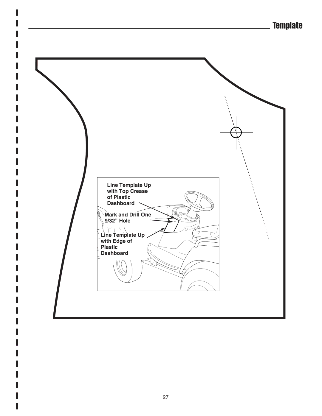 Snapper 1694295, 1694144, 1694150, 1694296 manual Template 