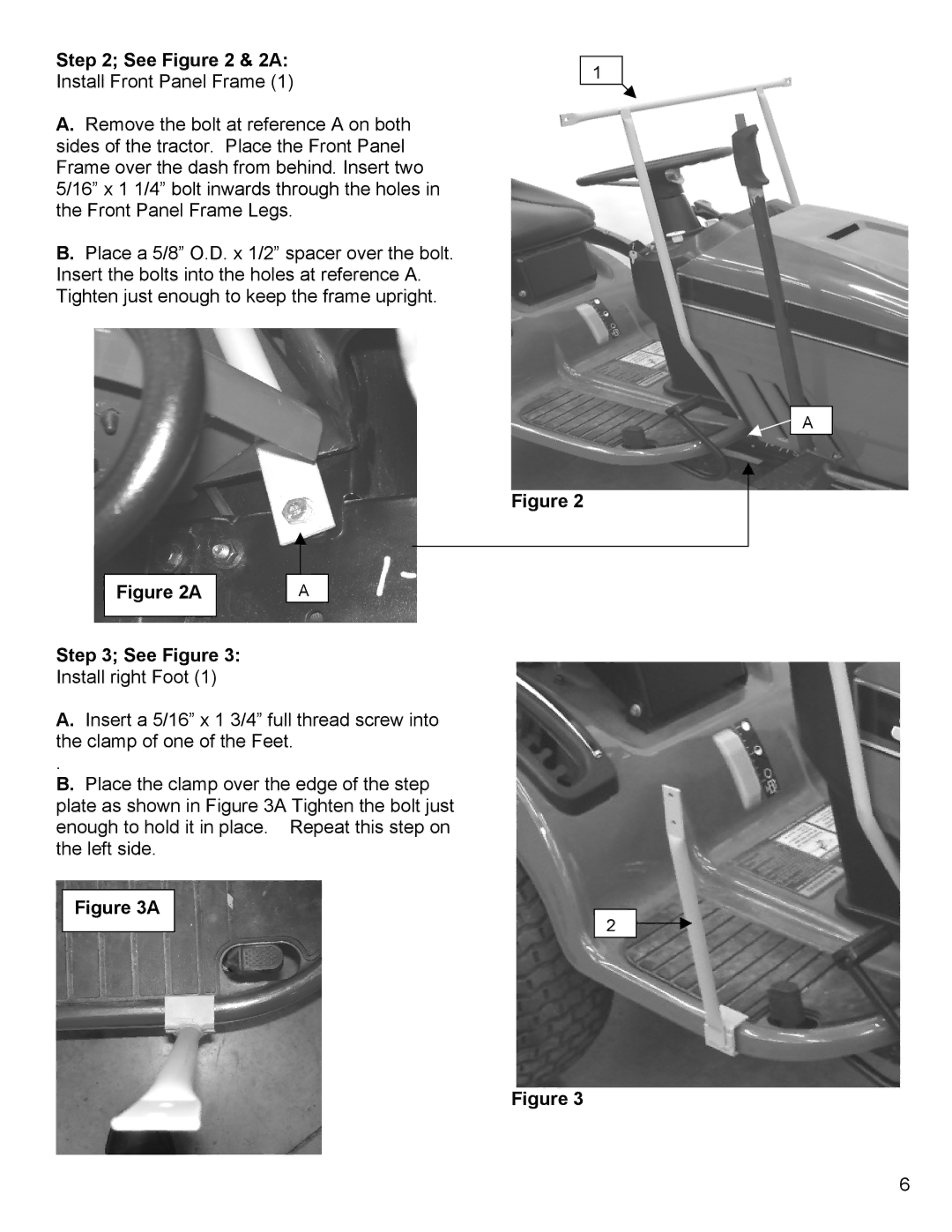 Snapper 1694921 manual See & 2A 