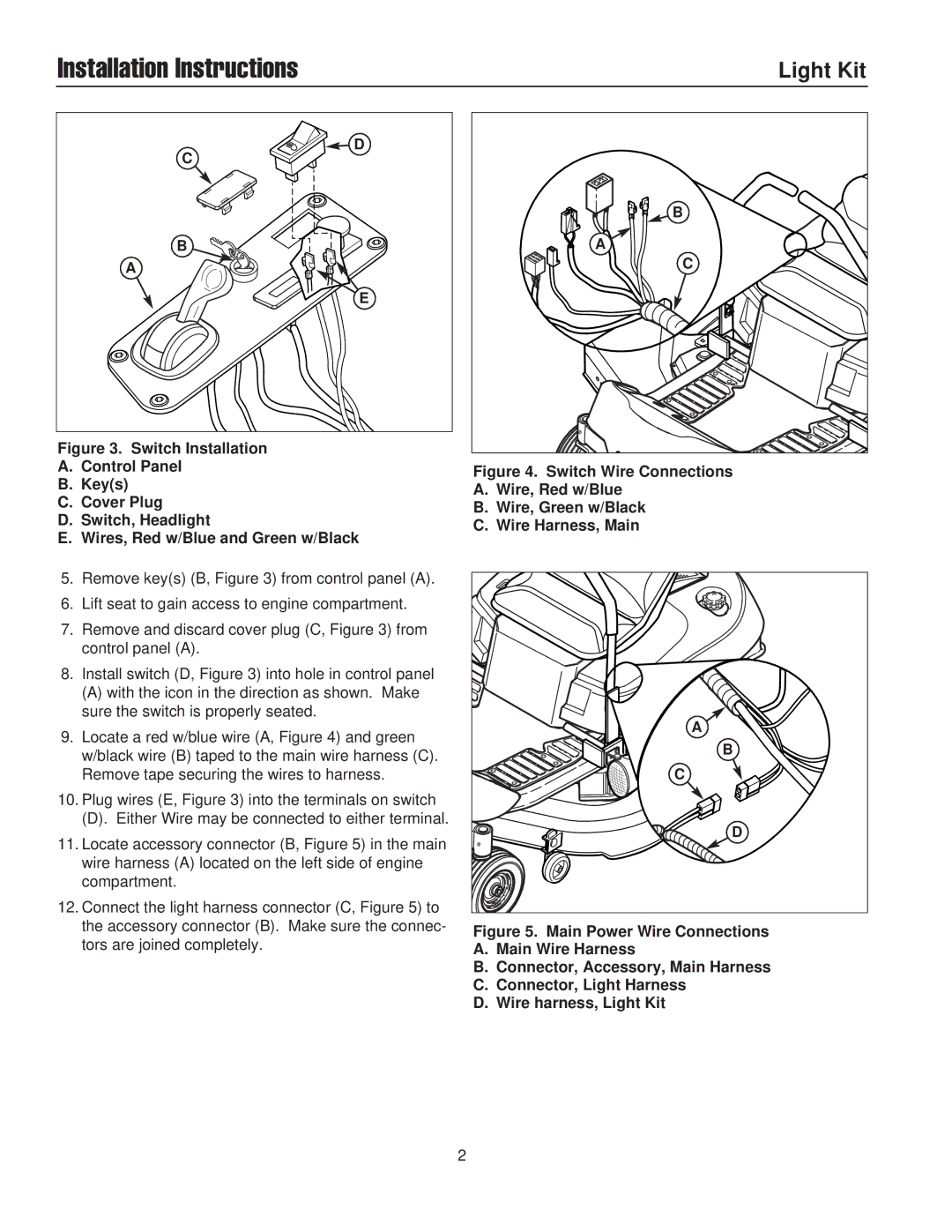 Snapper 1695295 installation instructions Installation Instructions 