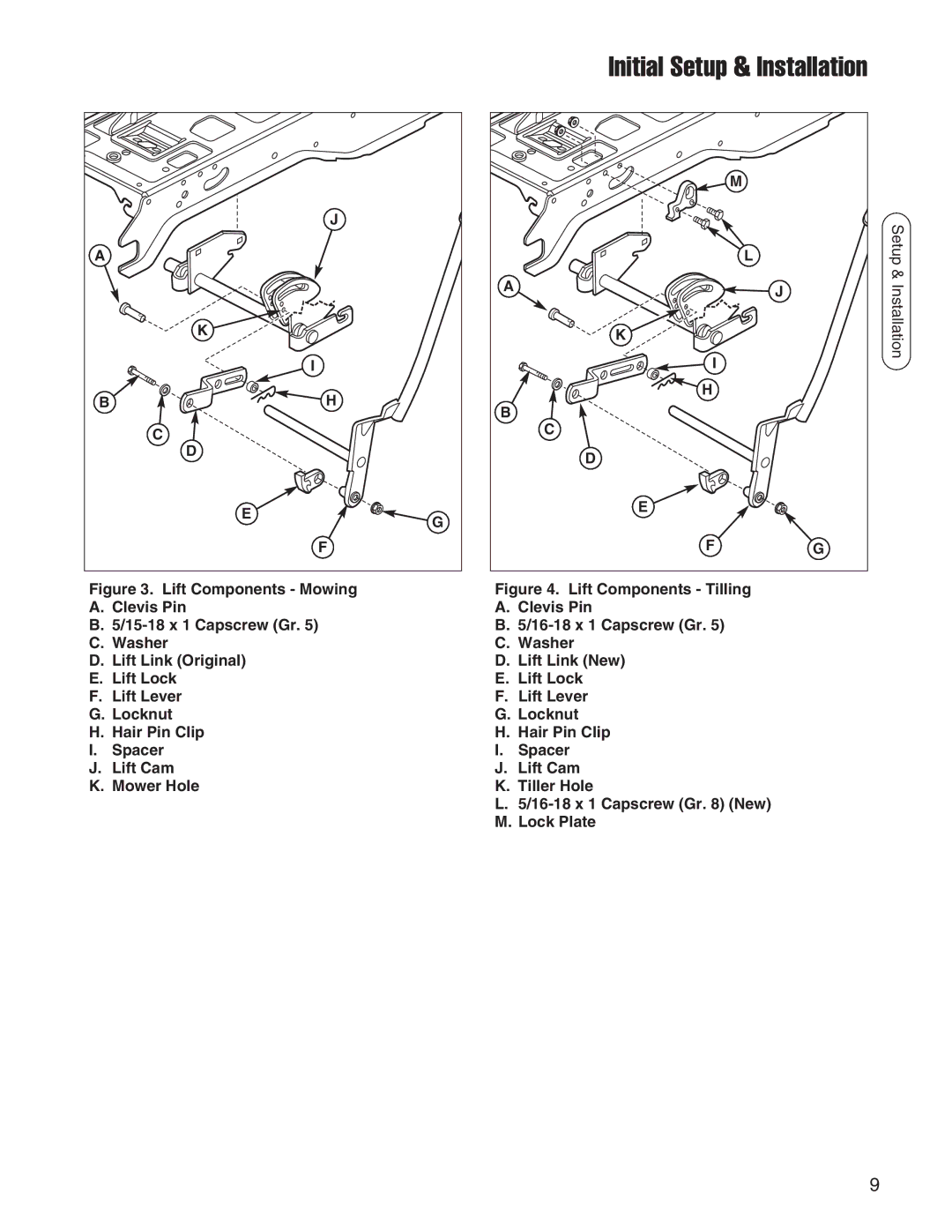 Snapper 1694151, 1695419 manual Initial Setup & Installation 