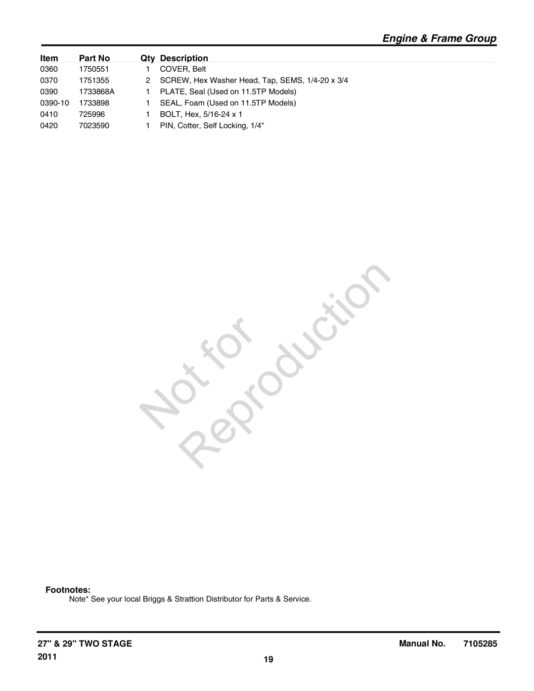 Snapper 1696003, 1696002, 1696001 manual 0390-10 