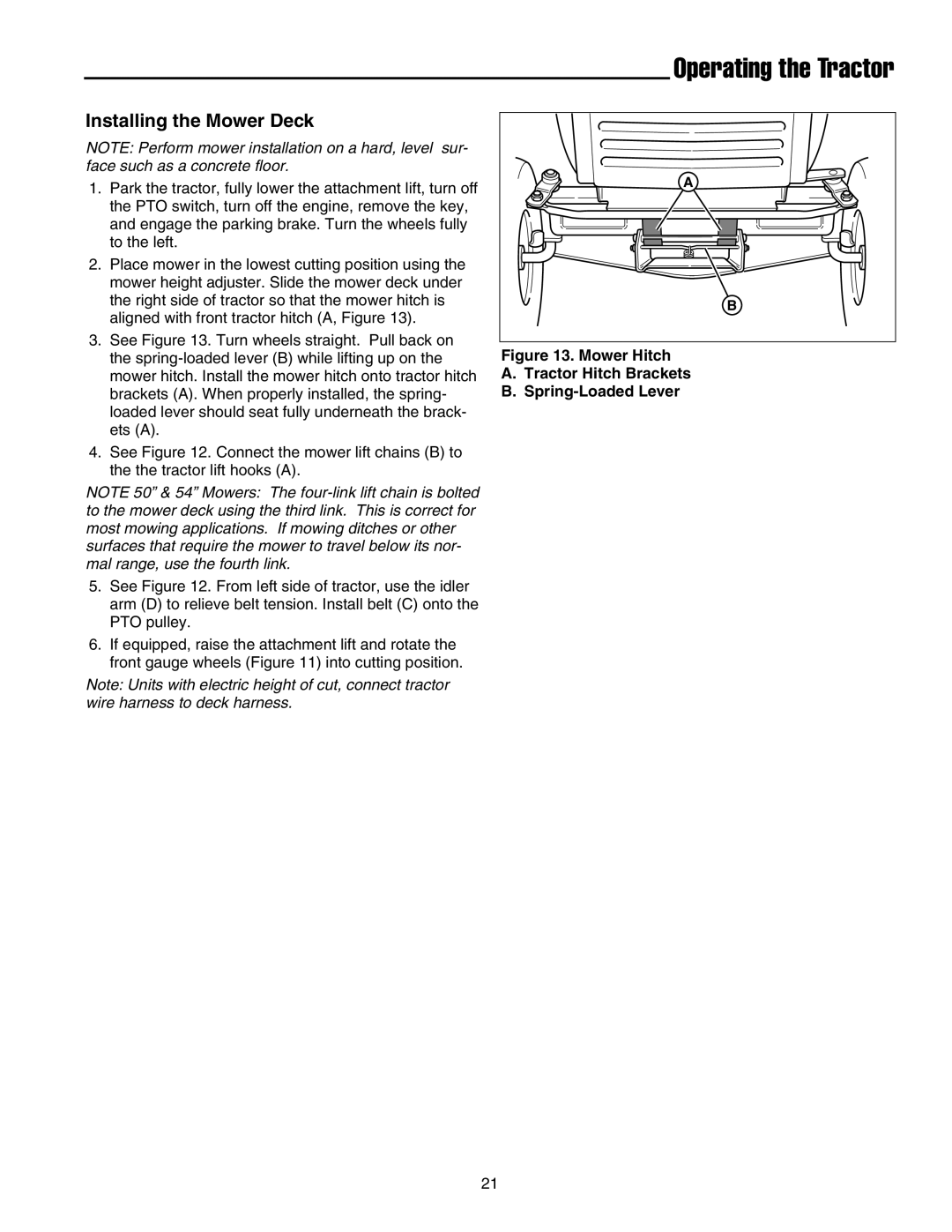 Snapper 1700, 2700, 400 manual Mower Hitch Tractor Hitch Brackets Spring-Loaded Lever 