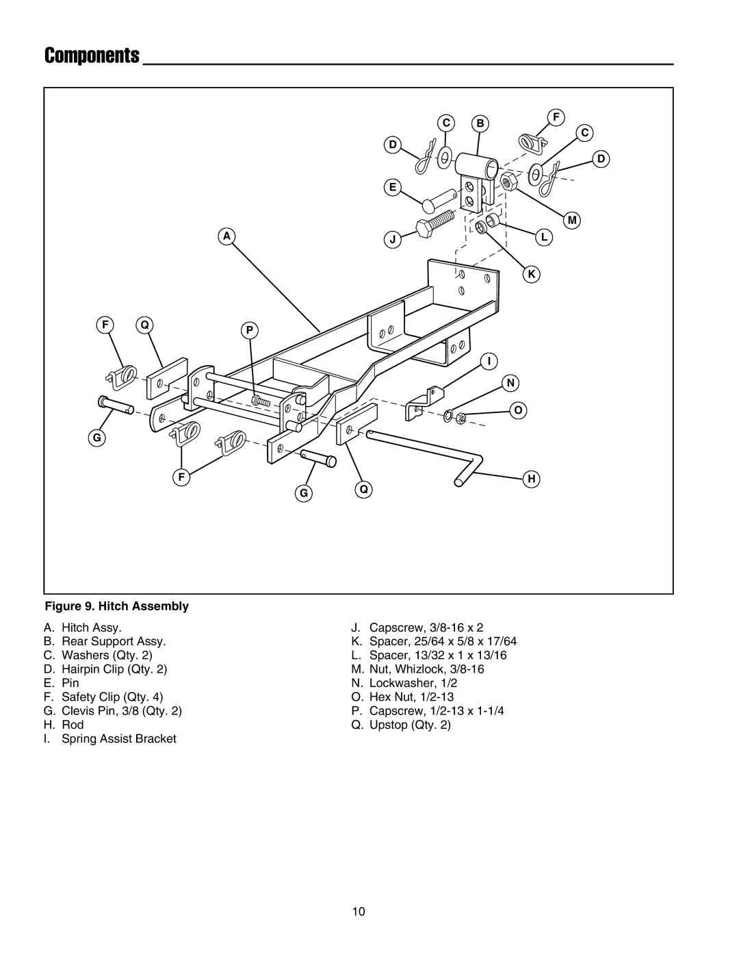 Snapper 1693755, 1721301-02 manual Components 