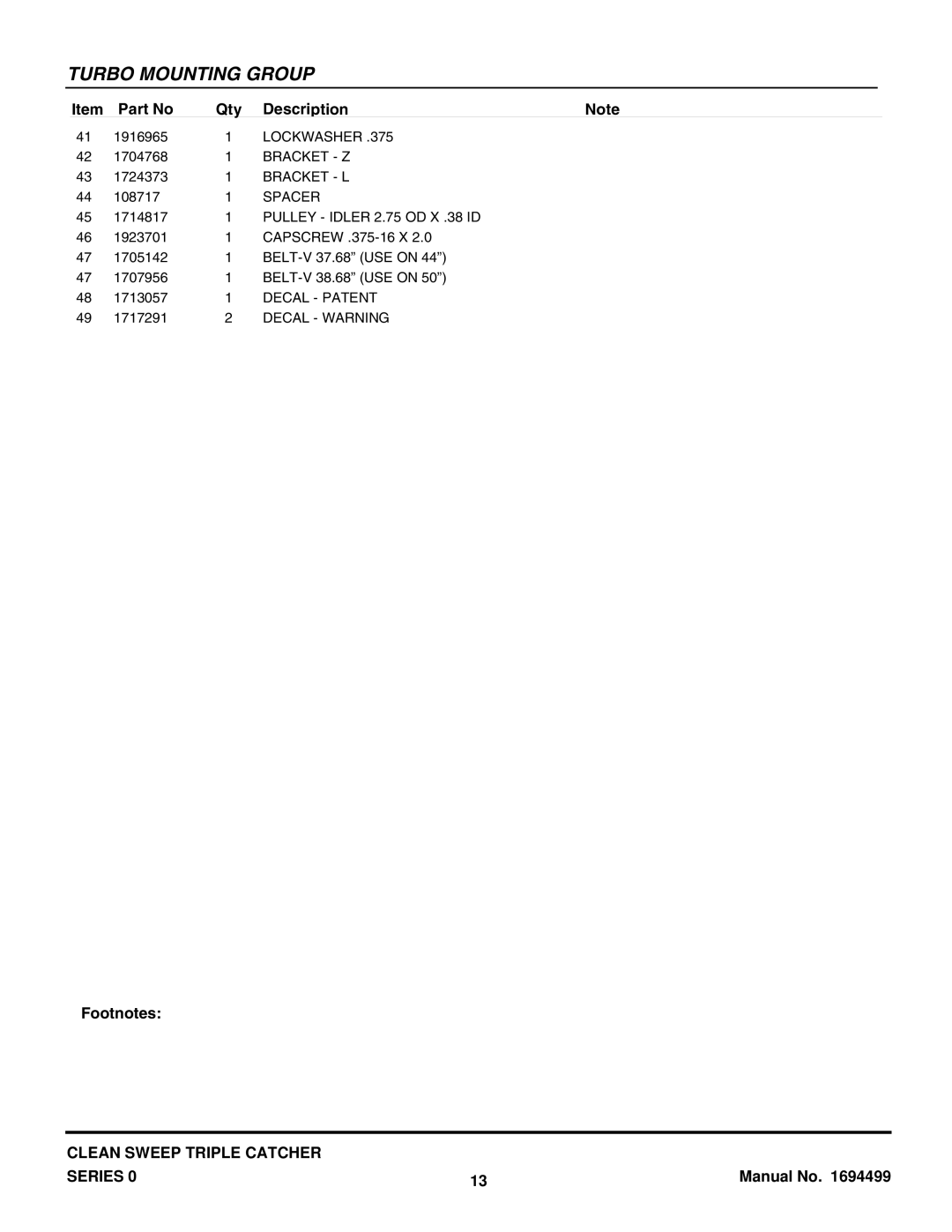 Snapper 1726794 manual Bracket Z 