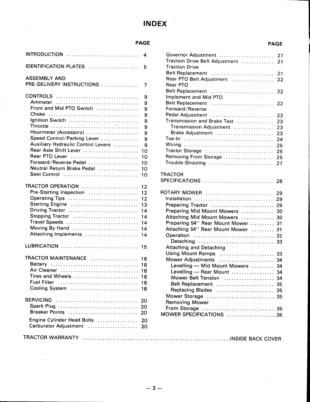 Snapper 1855 manual 
