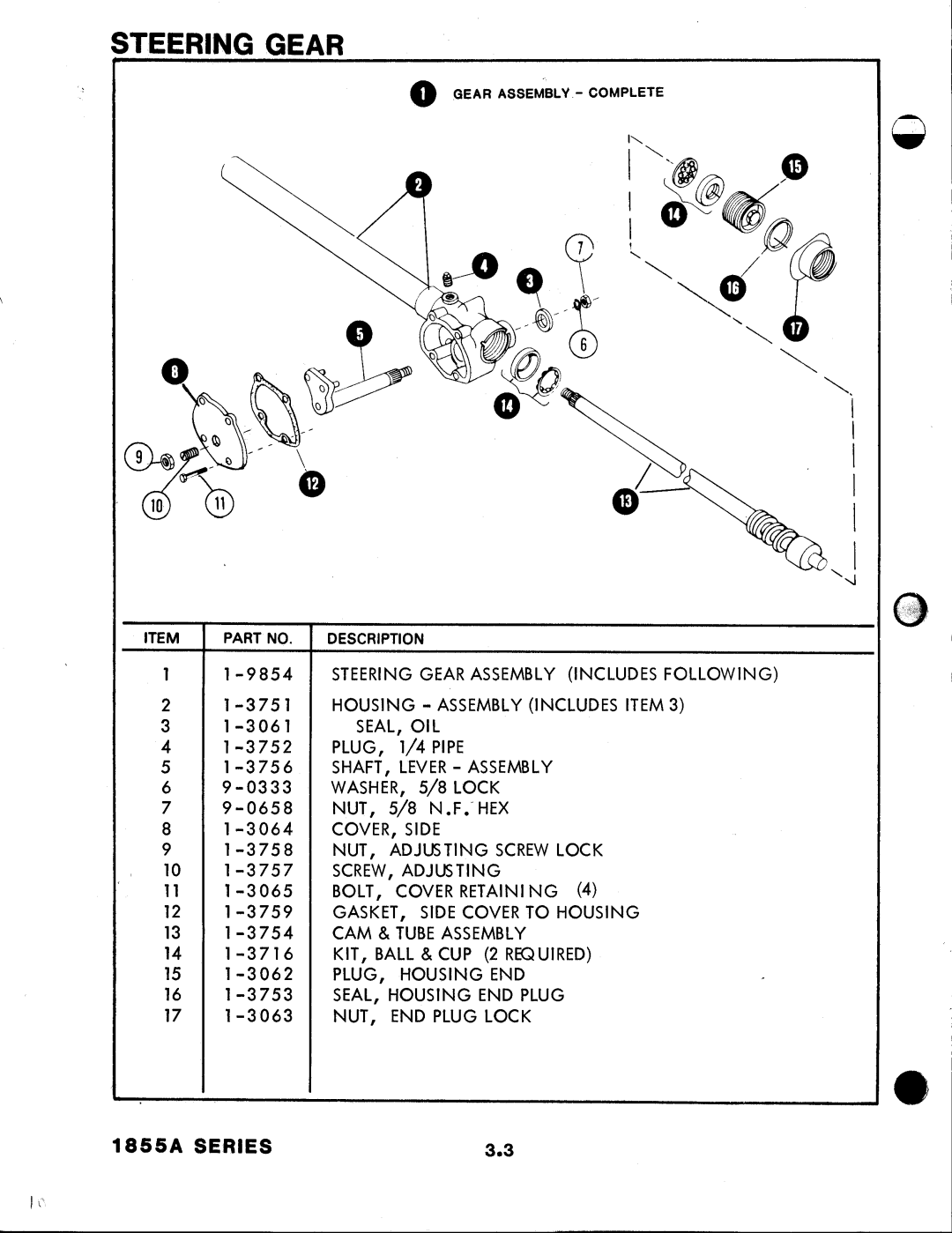 Snapper 1855A Series manual 