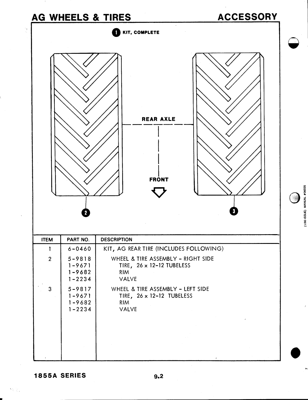 Snapper 1855A Series manual 