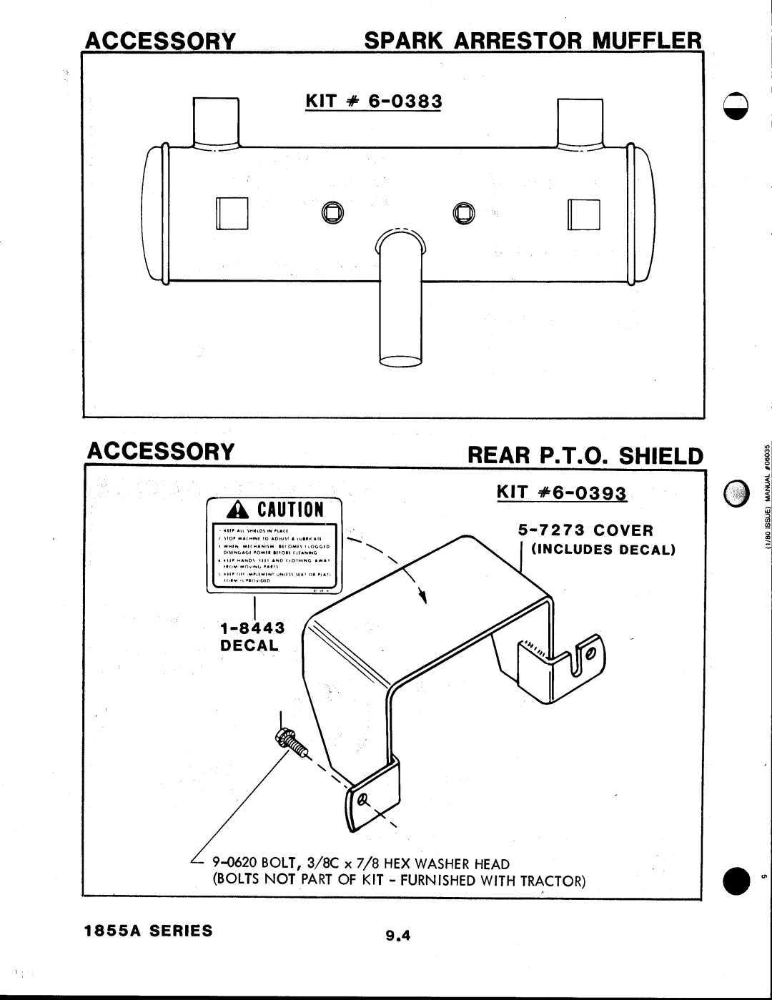 Snapper 1855A Series manual 
