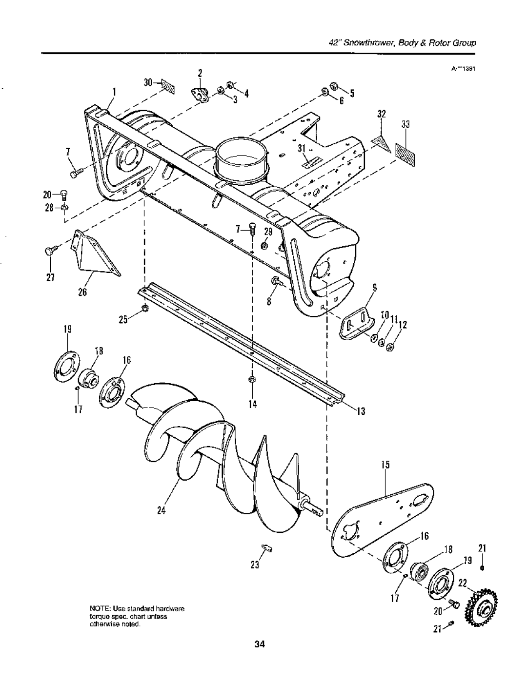 Snapper 1900 Series manual 