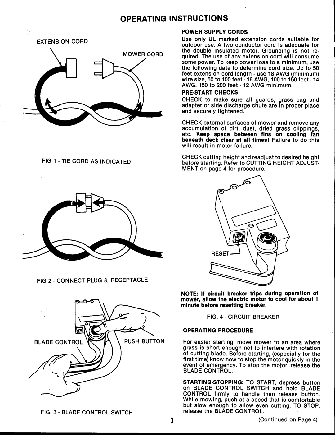 Snapper 19EO5 HI-VAC Series manual 