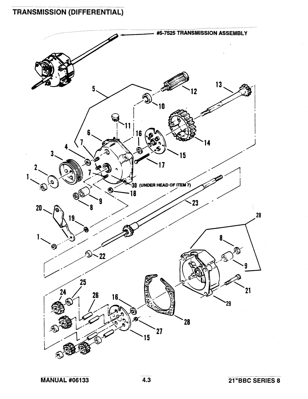 Snapper 21 Series 8 manual 
