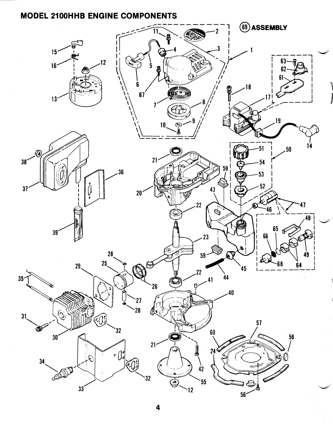 Snapper 2100 HHB manual 