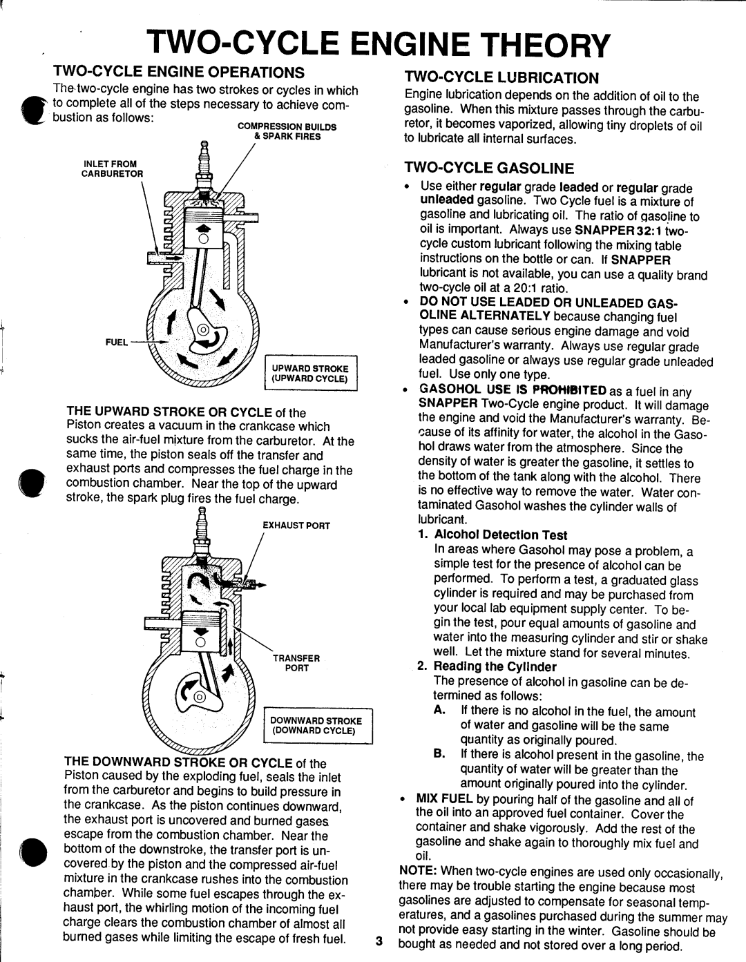 Snapper 212CST, 214DCST, 215SST manual 