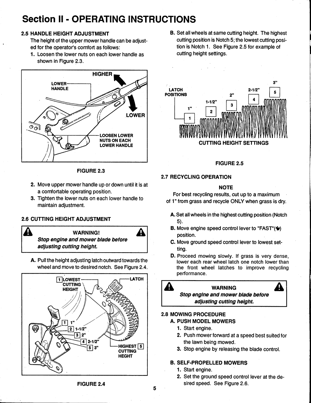 Snapper 21500 manual 
