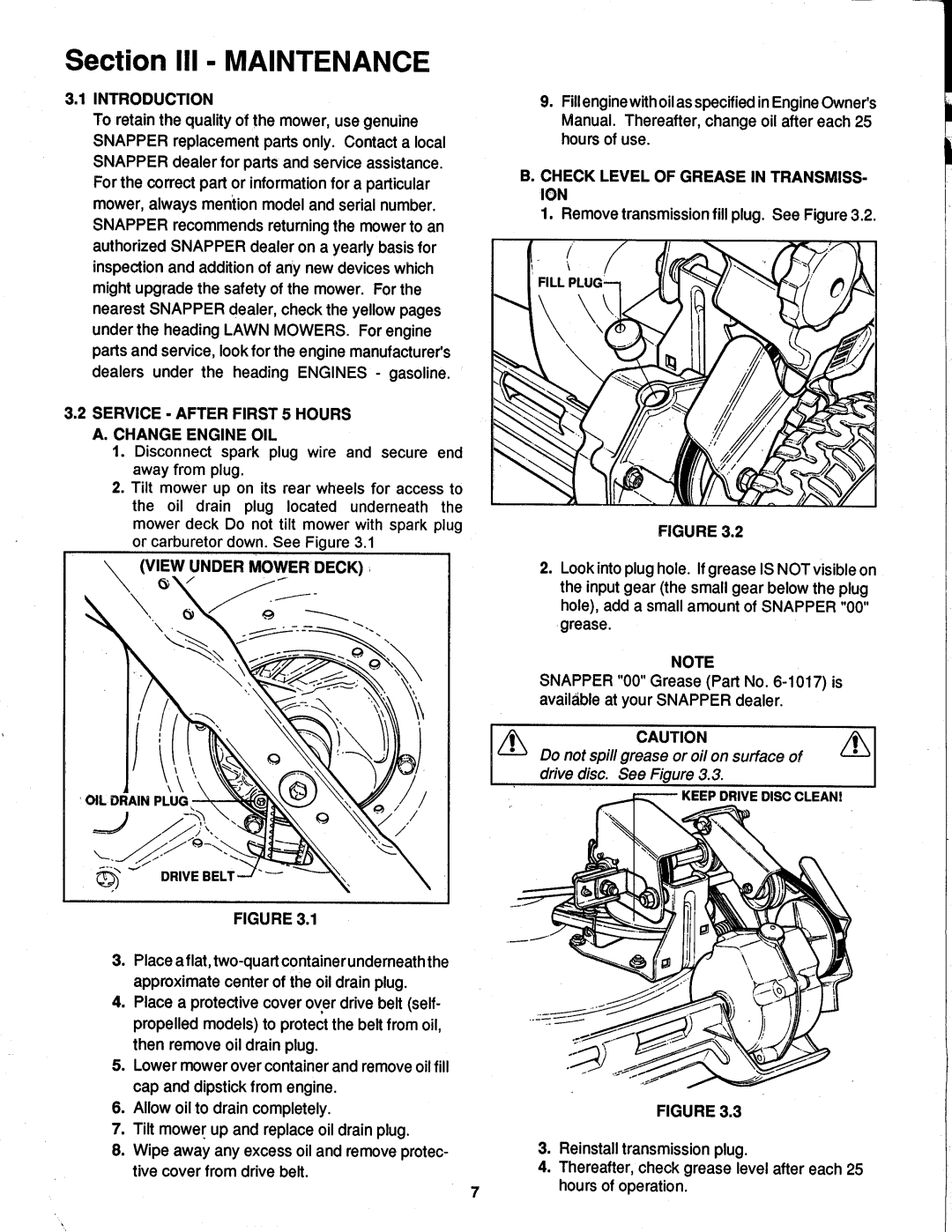 Snapper 21500 manual 
