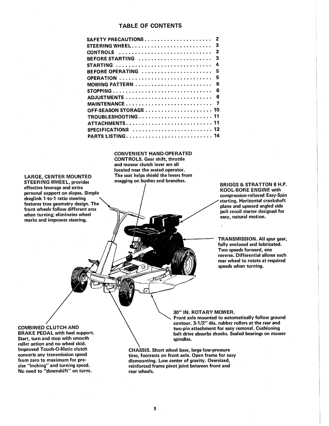 Snapper 3008 manual 