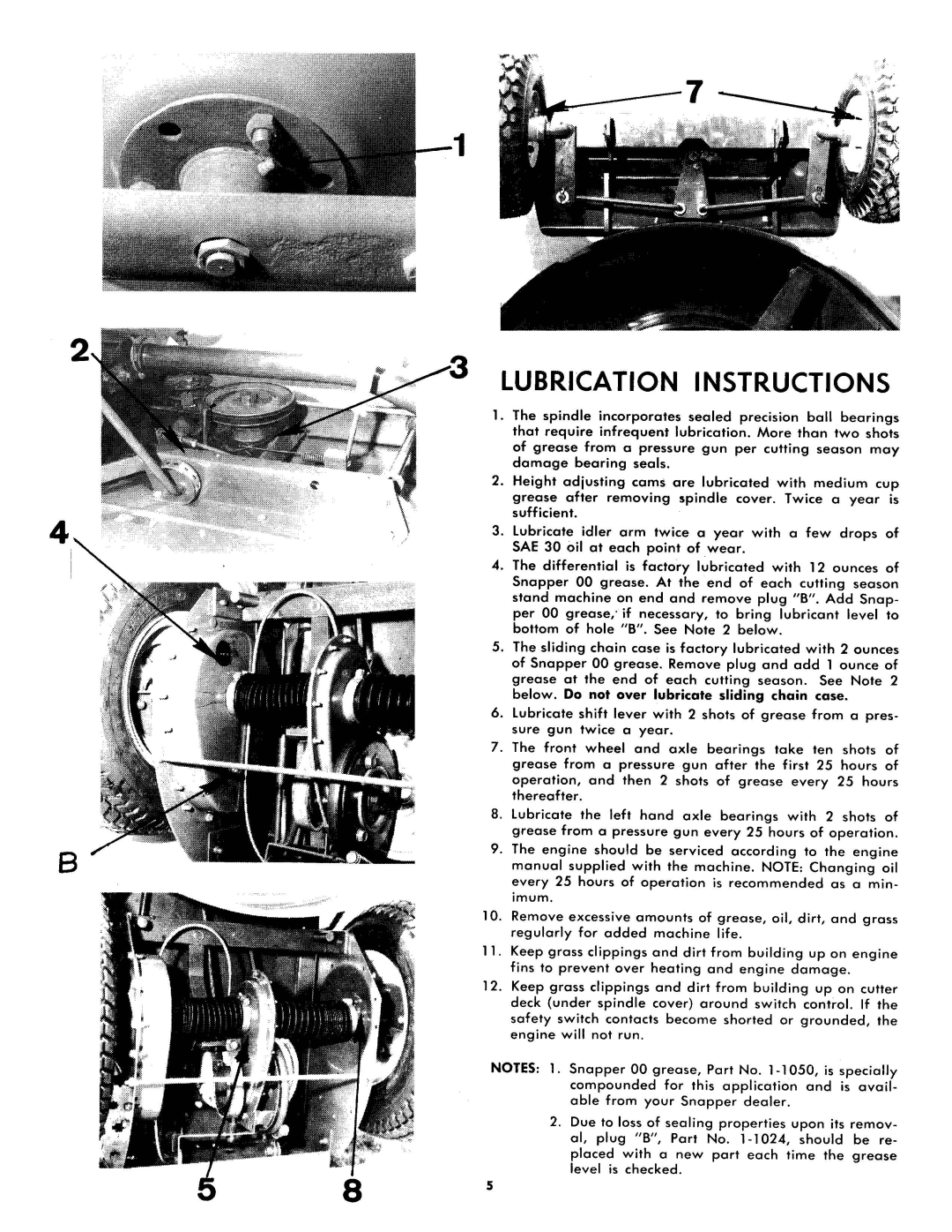 Snapper 3081S manual 