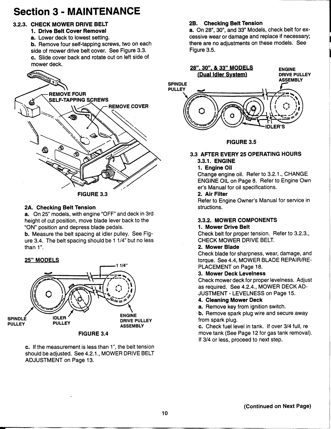 Snapper 331416KVE, 331416BVE, 281016be, 250816be, 301216BE, 301016BE, N281016BE, N250816BE manual 