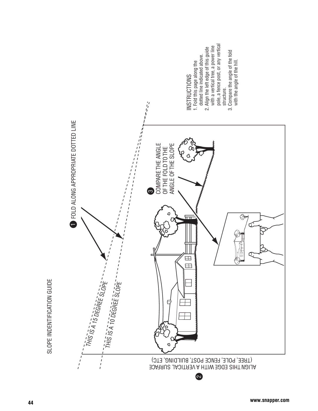 Snapper 355Z manual Indentification 