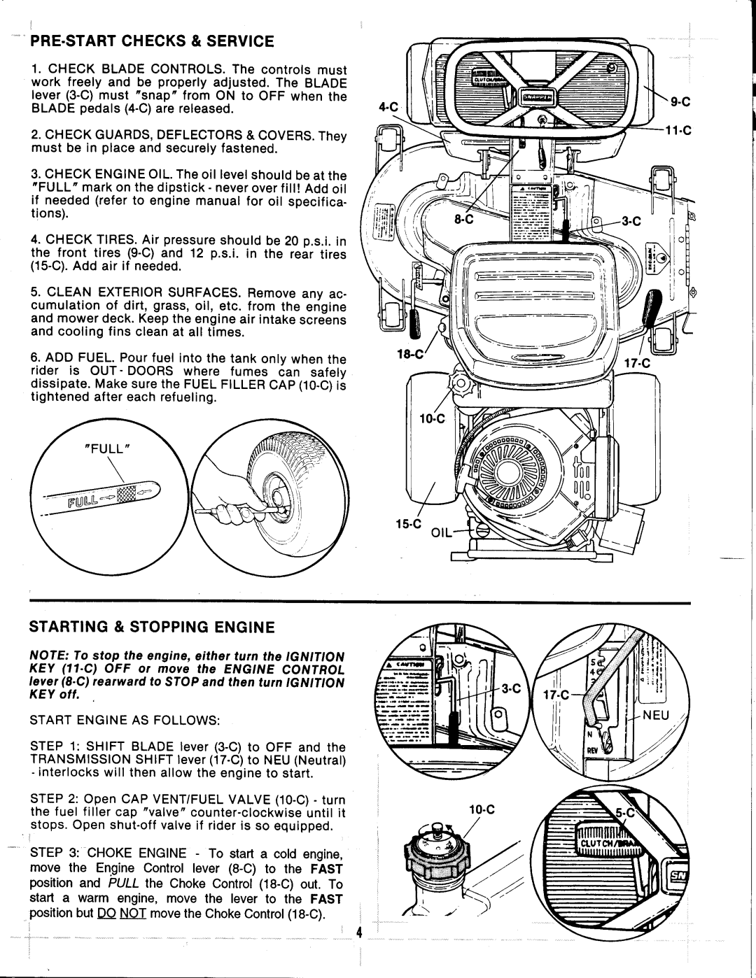 Snapper 411611BVE manual 