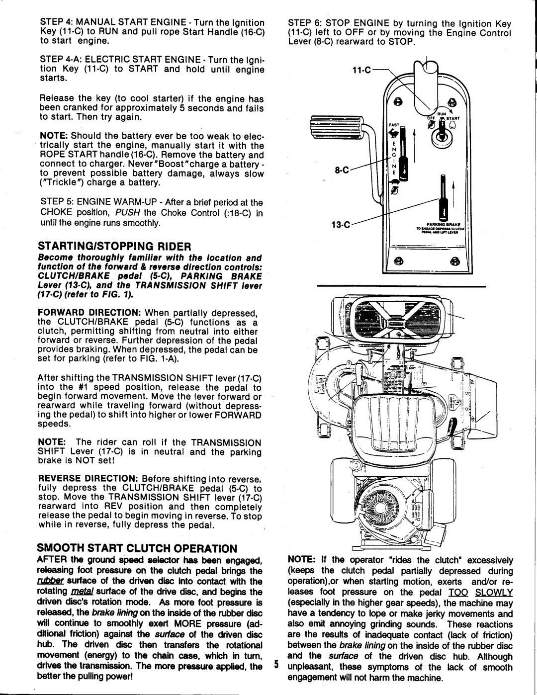 Snapper 411611BVE manual 