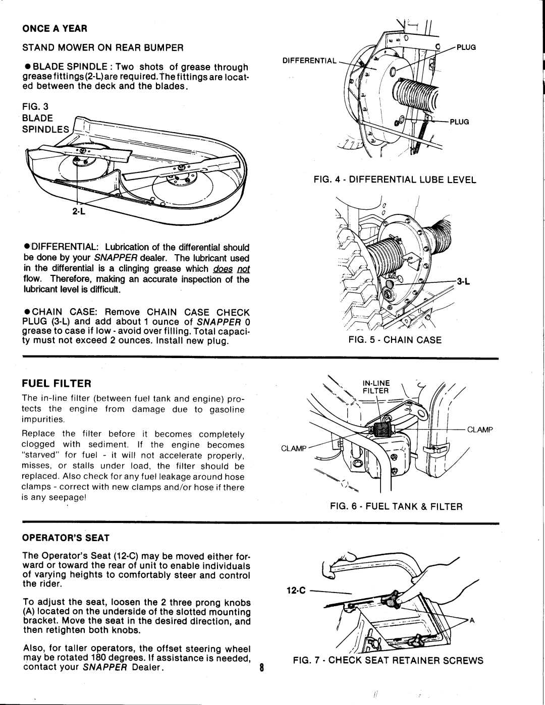 Snapper 411611BVE manual 