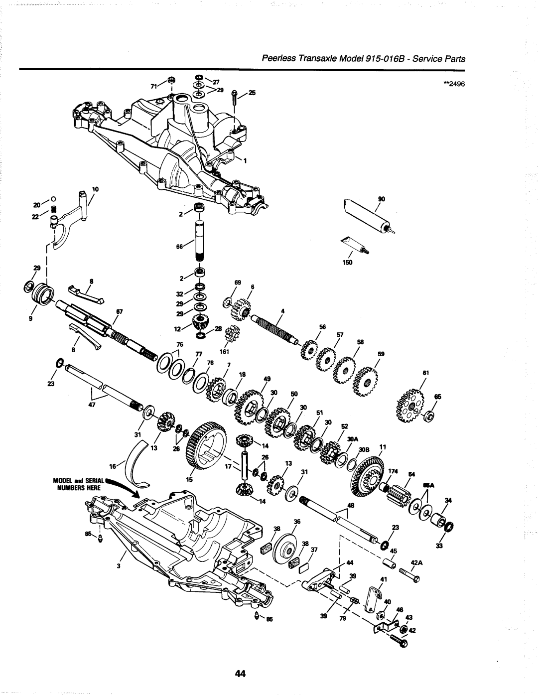 Snapper 409G, 412G, 412H, 1692173 manual 