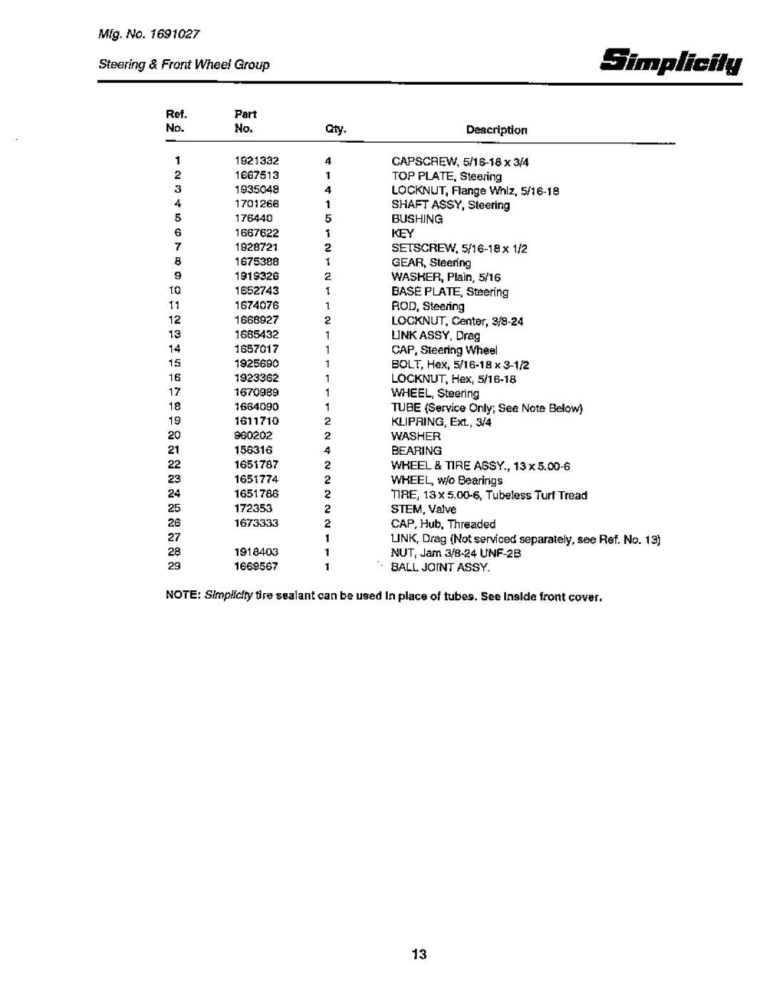 Snapper 4212G, 4208G, 4210G, 4211G, 1691419, 1690838, 12LTG manual 