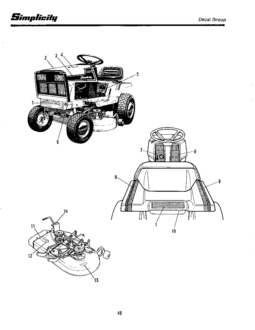 Snapper 4212G, 4208G, 4210G, 4211G, 1691419, 1690838, 12LTG manual 