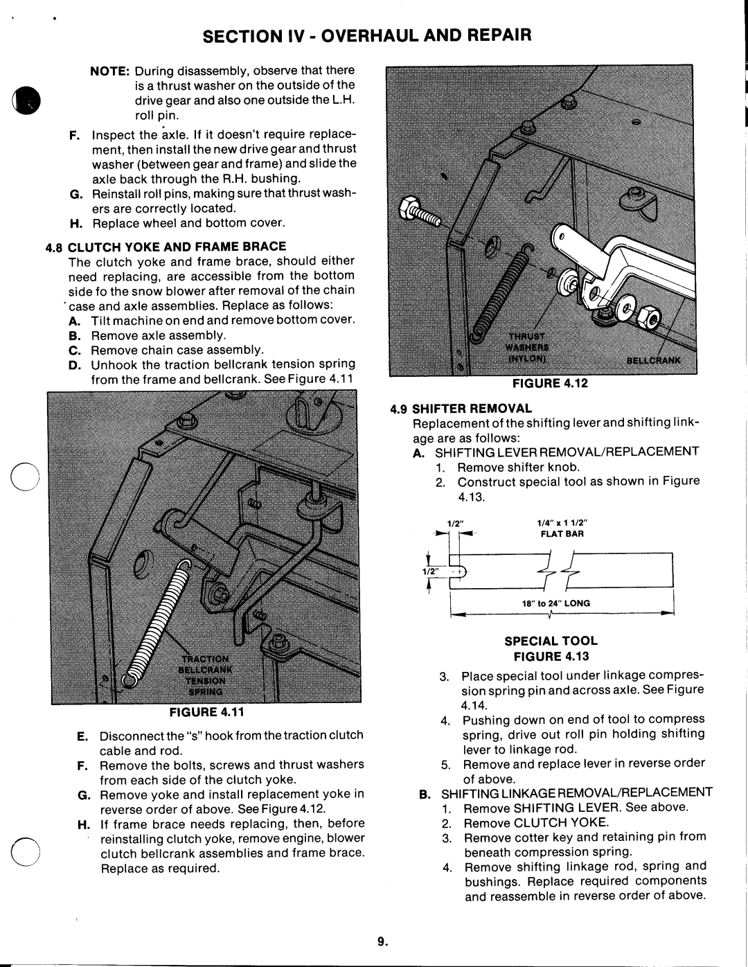 Snapper 4220 Series manual 