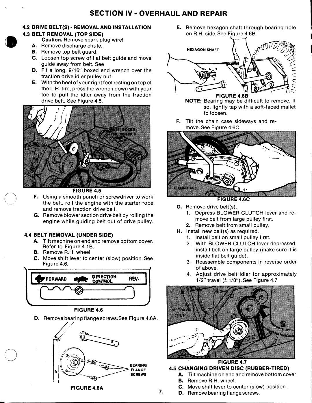 Snapper 4220 Series manual 