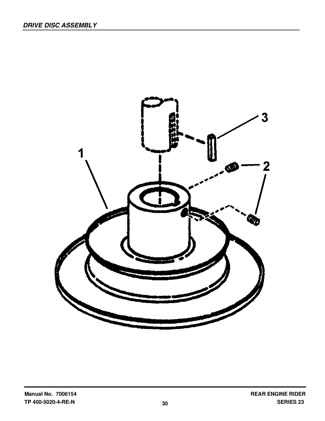 Snapper 422023BVE manual Drive Disc Assembly 