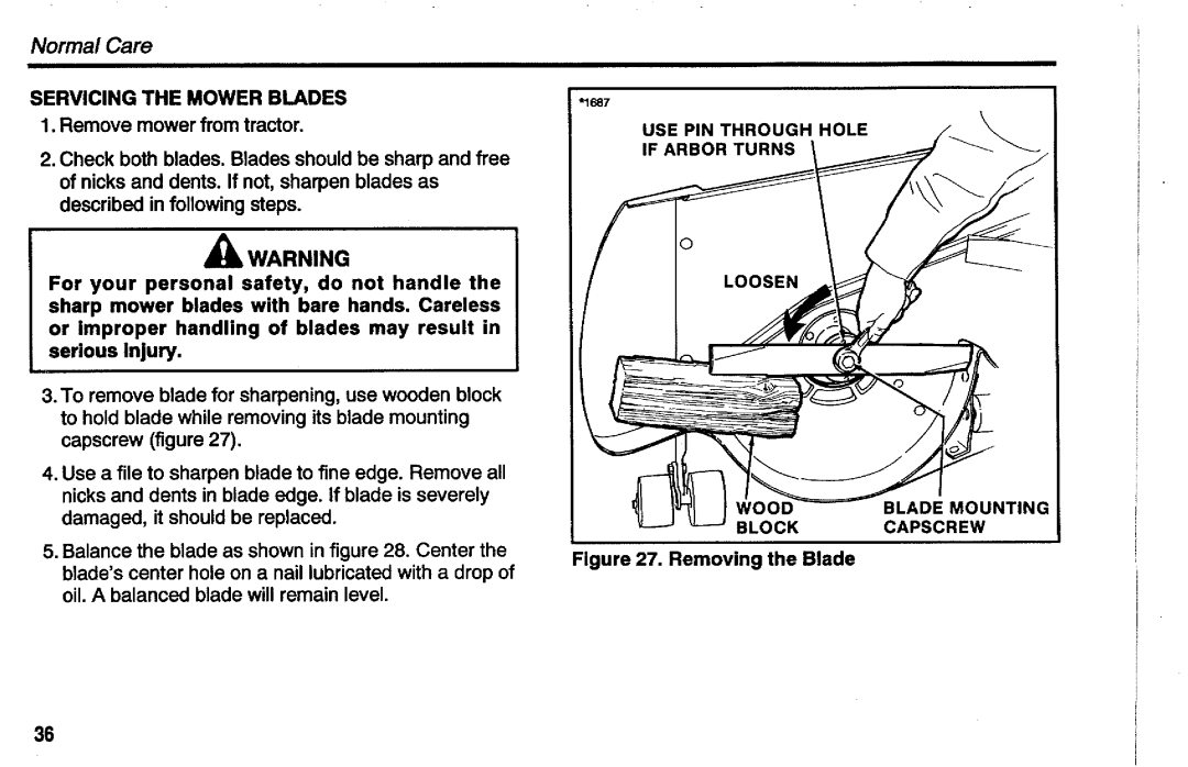 Snapper 512 SERIES manual 
