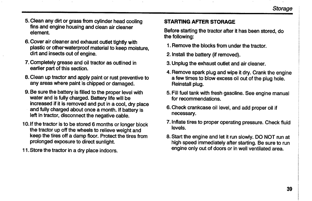 Snapper 512 SERIES manual 
