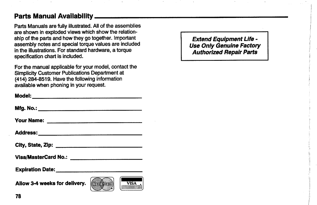Snapper 512 SERIES manual 