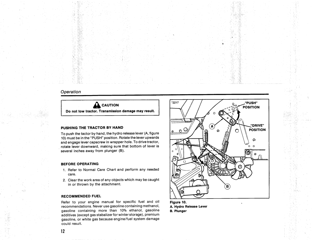 Snapper 521H Series manual