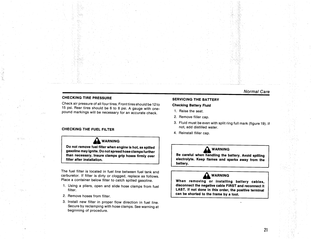 Snapper 521H Series manual