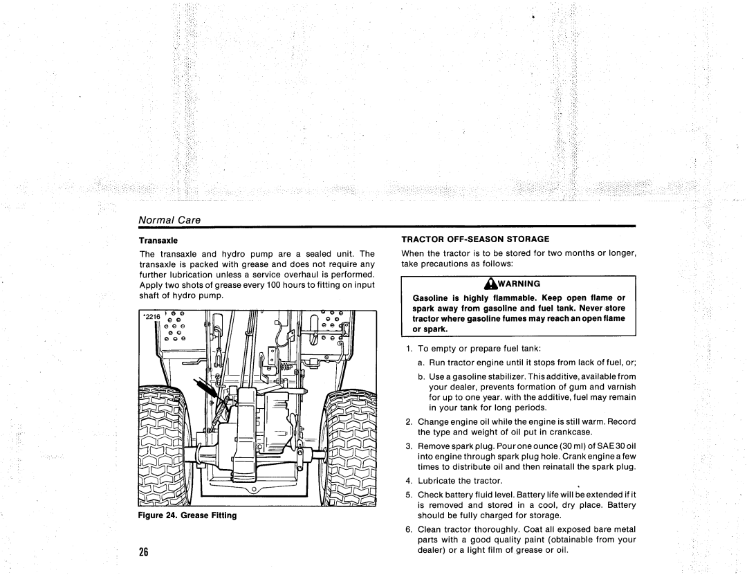 Snapper 521H Series manual