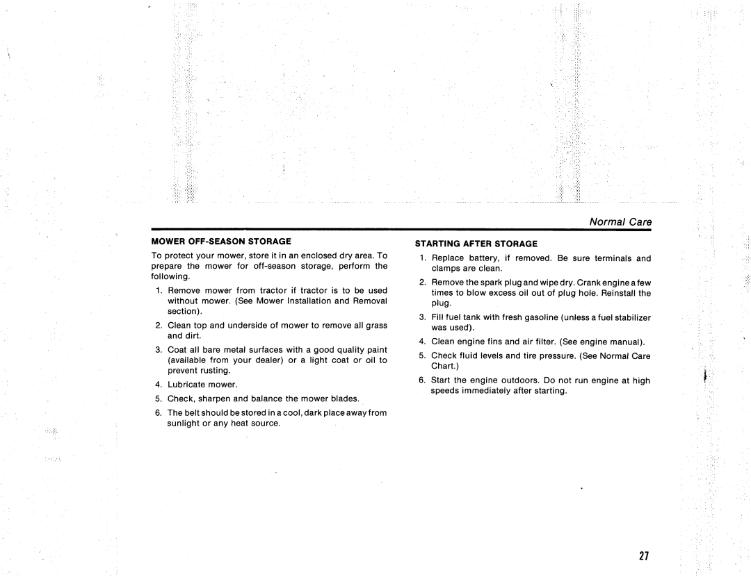 Snapper 521H Series manual