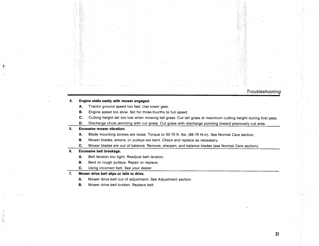 Snapper 521H Series manual