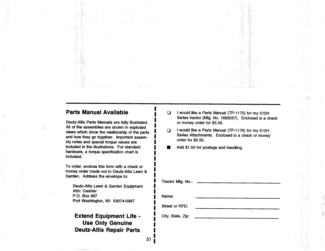 Snapper 521H Series manual 