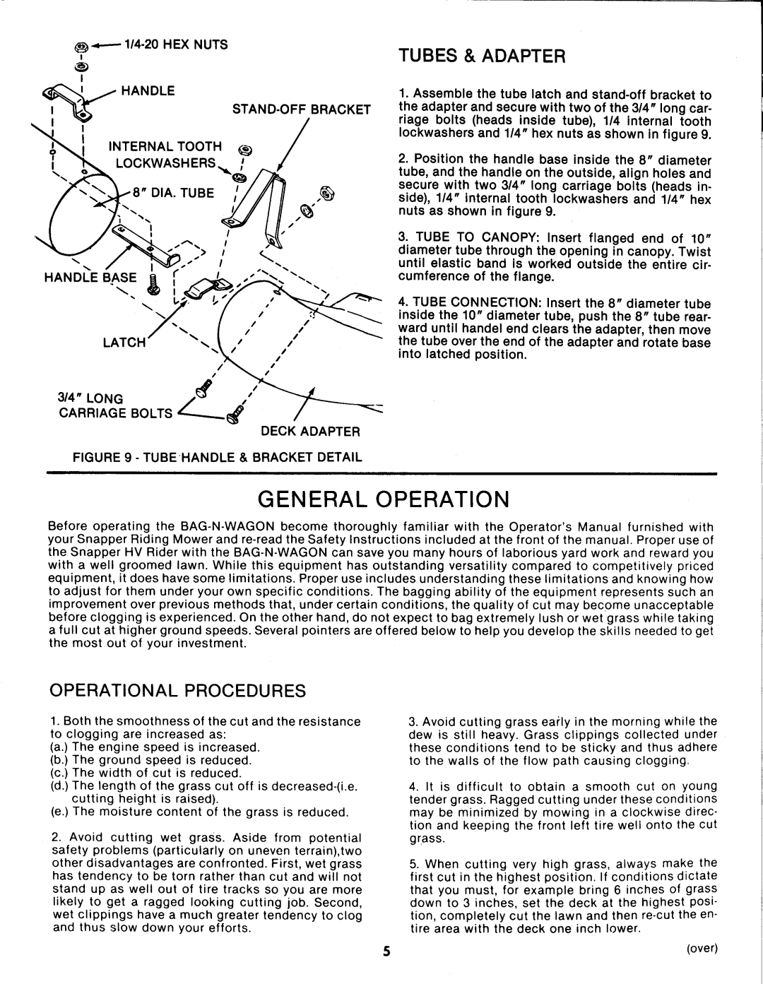 Snapper 6-0300 manual 