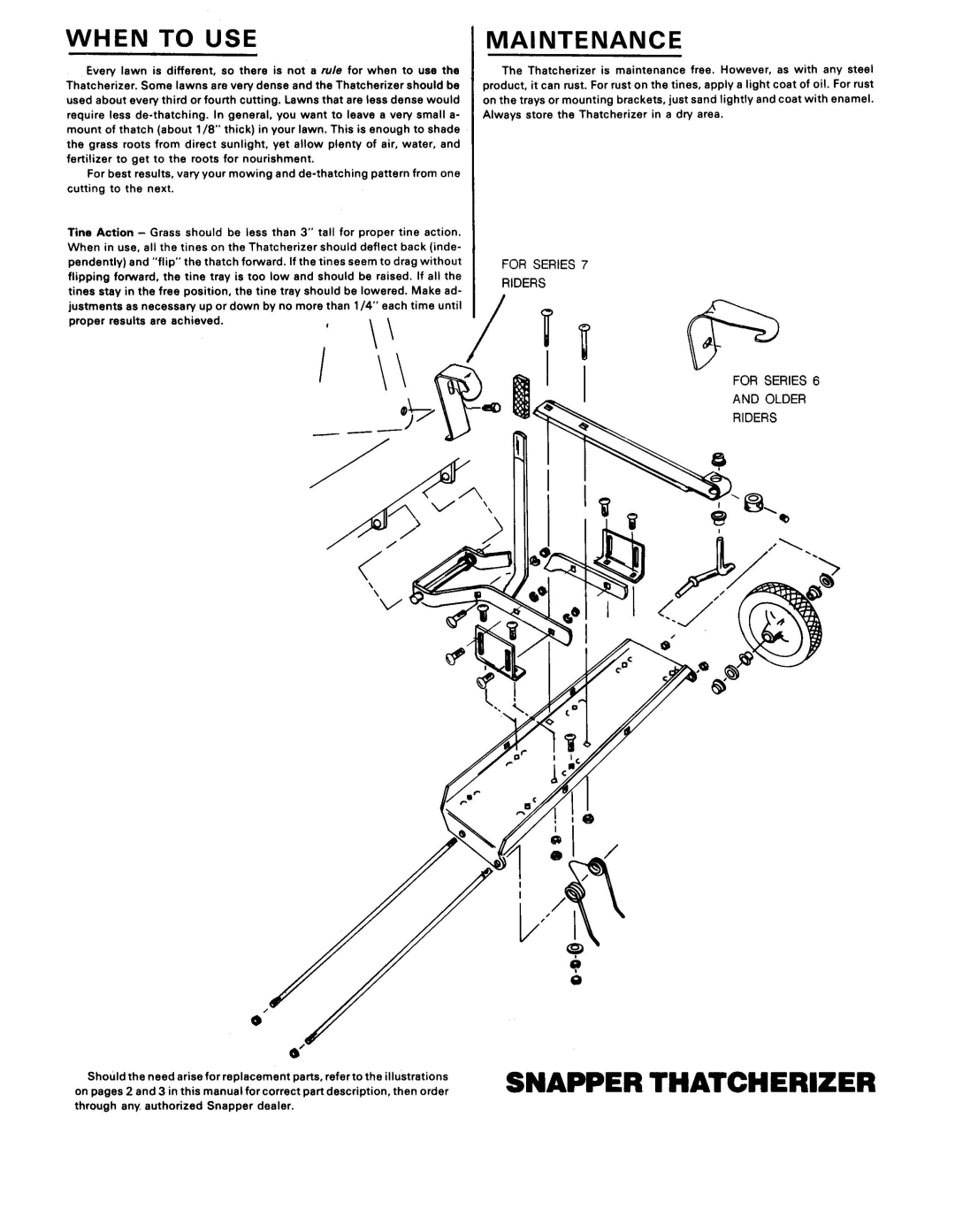 Snapper 6-0948 manual 