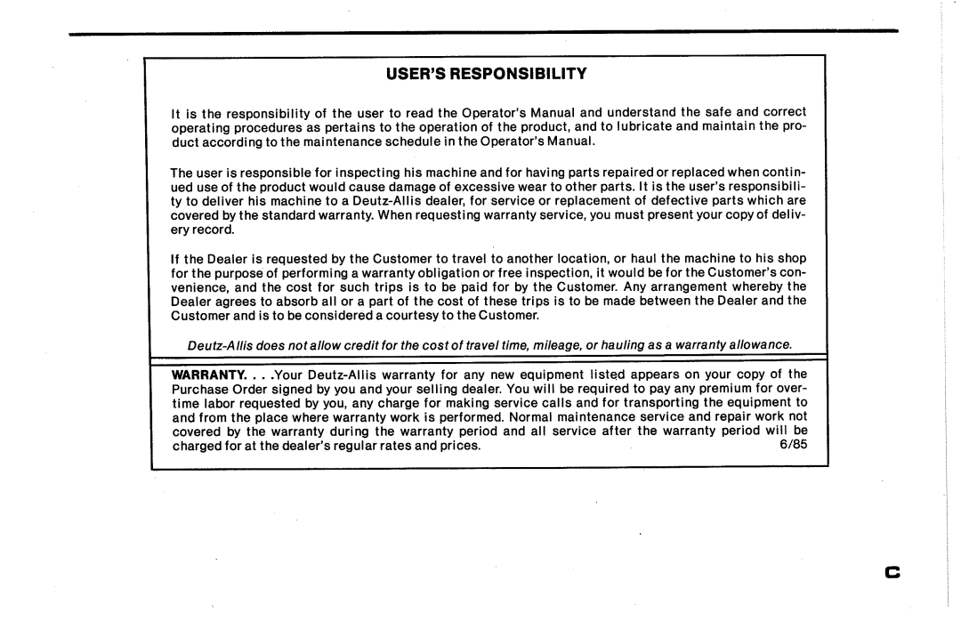 Snapper 608 - 611 manual 
