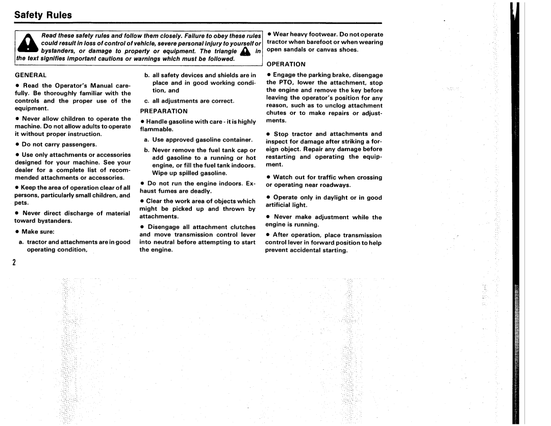 Snapper 612H manual 