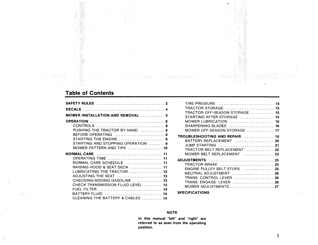 Snapper 613H manual 