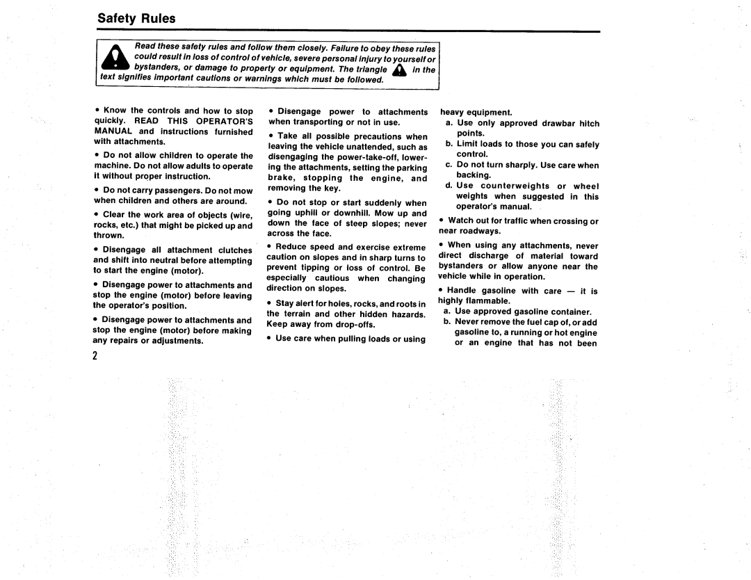 Snapper 613H manual 